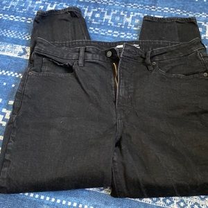 Old Navy OG Straight High Rise Black Jean